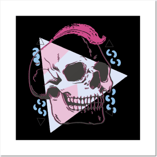 Punky Skull Posters and Art